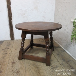 イギリス アンティーク 家具 オールドチャーム コーヒーテーブル センターテーブル 木製 オーク 英国 SMALLTABLE 6356d