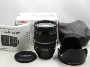 [20781Z0]★極上美品★CANON EF-S 17-55mm F2.8 IS USM 元箱付き