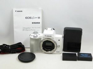 [20817T1]★超極上美品★CANON EOS Kiss M ボディ ホワイト