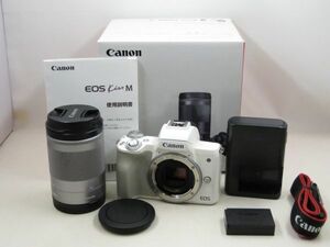 [21119V5]★極上美品★CANON EOS Kiss M EF-M 18-150mm IS STM レンズキット 元箱付き