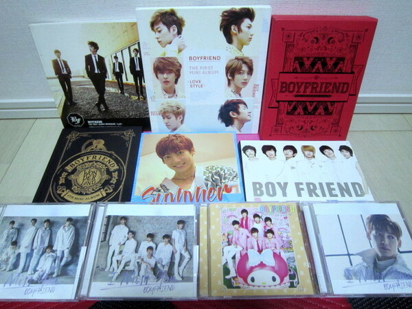 K-POP♪ BOYFRIEND ボーイフレンド CD10点まとめて！再生確認済み！美品多数！アルバム、フォトブック、フォトカード含む！