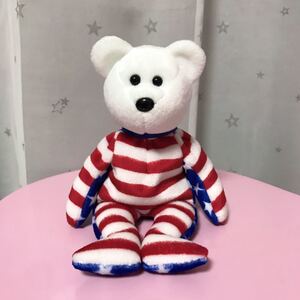 ty Beanie Baby Liberty テディベア Stars and Stripes Bear アメリカ国旗 USA tyビーニーベイビーズ リバティ