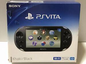 PS Vita 中古 本体 美品 カーキ/ブラック PCH-2000ZA16 動作良好 すぐに遊べます Wi-Fiモデル プレステ ビータ 38647