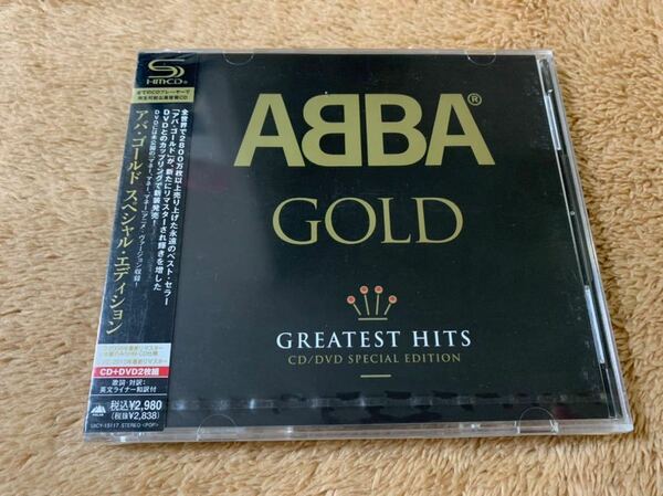 新品未開封　高音質日本盤SHM-CD ABBA GOLD GREATEST HITS アバ・ゴールド スペシャル・エディション ベストアルバム DVD付　送料無料