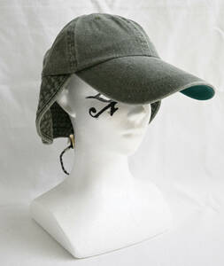  prompt decision [Mega Cap from USA]juniper cotton twill cap with flap/ free / military green /pig men to flap cap (vt-234-5).