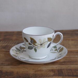 ウェッジウッド 花柄 コーヒーカップ ソーサー ヴィンテージ 食器 ビーコンスフィールド Wedgwood Beaconsfield アンティーク #230916-1~5