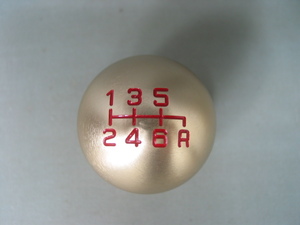送料350円 アルミ TYPE-R 球型 6MT ６速 ネジサイズはオーダー制 M10×P1.5　M10×P1.25　M12×1.25