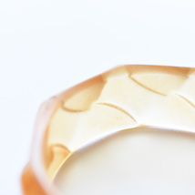 Vintage　1950s’ clearbrown plastic bangle_画像10