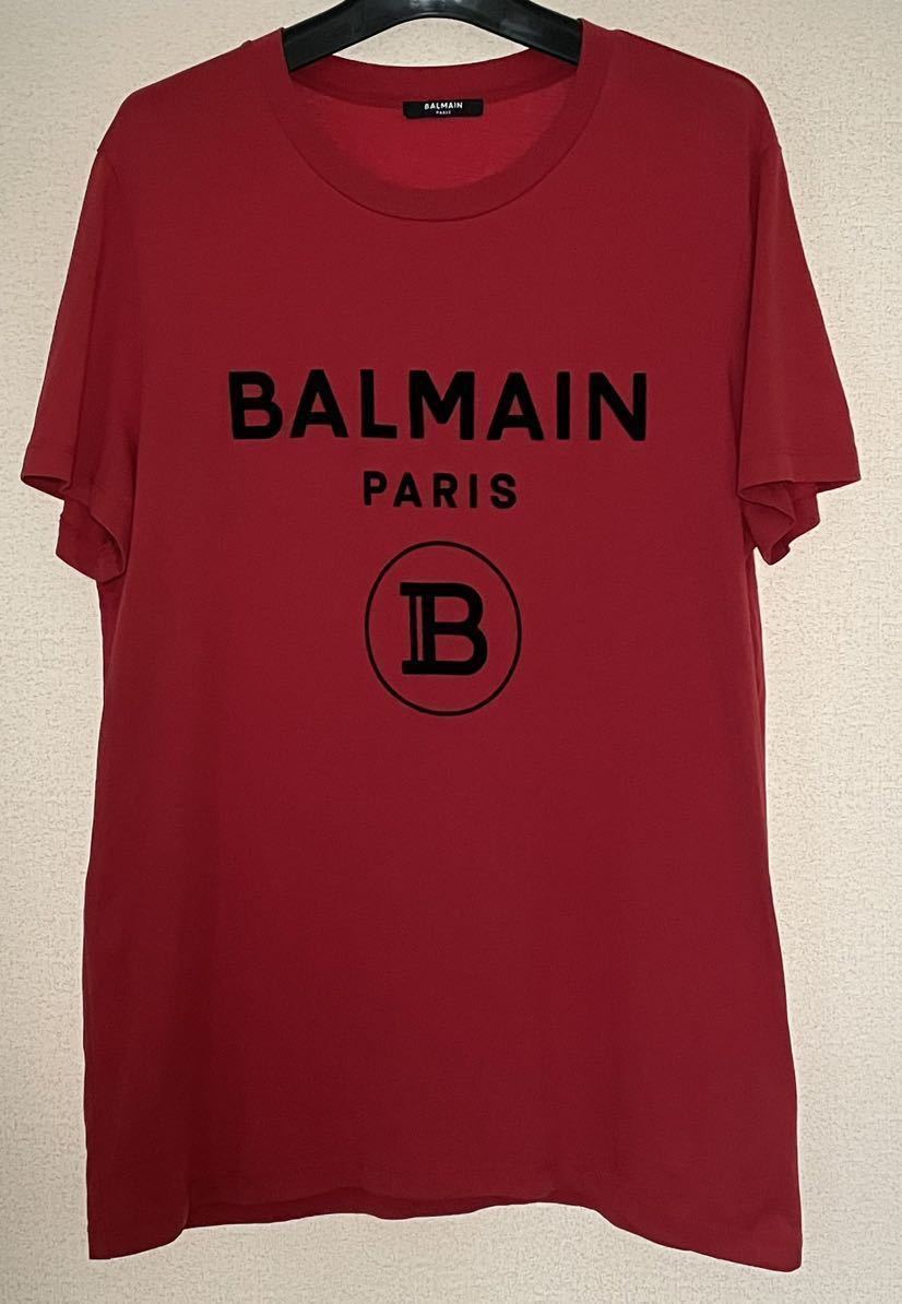 国内正規 BALMAIN バルマン ダメージ加工 クルーネック Tシャツ