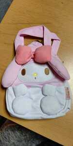 マイメロ My Melody ダイカット バッグ スウェット素材 マイメロディ サンリオ KNBD1 新品・未開封・即決 タイムセール