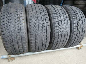 19年製バリ山 235/55R18 100Q ◆ブリヂストン BLIZZAK DM-V3◆ 4本 B427 スタッドレス