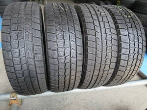 21年製バリ山 195/65R15 91Q ◆ダンロップ WINTER MAXX WM02◆ 4本 B511 スタッドレス