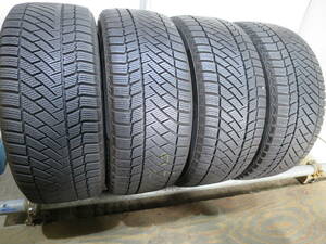 18年製 225/45R17 94T ◆CONTINENTAL CONTIVIKING CONTACT6◆ 4本 B296 スタッドレス