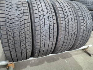 21年製バリ山 225/65R17 102Q ◆ブリヂストン BLIZZAK DM-V3◆ 4本 B721 スタッドレス