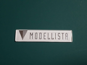 トヨタ　モデリスタ　MODELLISTA 純正 スポイラーエンブレム　ワンオフ加工品　両面テープ付き⑥