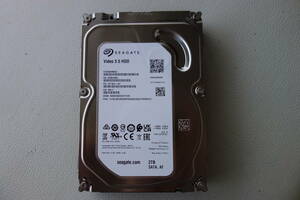 ■【ほぼ新品】SEAGATE VIDEO 3.5 HDD ST2000VM003　2TB SATA600 5900RPM ■