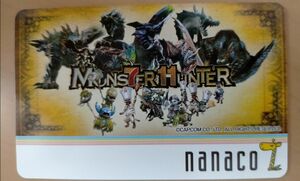 nanacoカード 当選品 セブンイレブン限定 ナナコカード 　モンスターハンター　モンハン　MonsterHUNTER