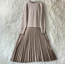 【アパレル】☆美品☆ オードリー&ジョンワッド ワンピース プリーツ ドッキングワンピース F Audrey and John Wad レディース 人気_画像8