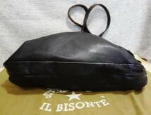 【良品　希少　人気】 IL BISONTE　イルビゾンテ　オールレザー　ハンドバッグ　日常使い　_画像9