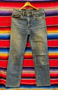 Levi’s リーバイス 505 レギュラーフィットストレートジーンズ デニムパンツ 505-0217 W30 L34 USA 古着 