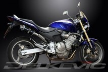 DELKEVIC スリップオンカーボンオーバルマフラー★HONDA CB600F HORNET 2003-2006 225mm KIT03AH_画像3