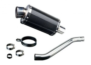 DELKEVIC スリップオンカーボンオーバルマフラー★YAMAHA TDM850 1991-2001 225mm KIT0351