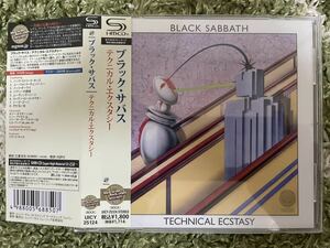 BLACK SABBATH/TECHNICAL ECSTASY 国内盤 帯付！SHM-CD 高音質 ブラック・サバス/テクニカル・エクスタシー 国内盤 帯付！SHM-CD