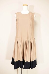 ☆訳有美品☆FOXEYフォクシー/Charlotteドレス/アンダードレスのみ：40/ベージュ×黒xv544