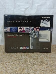 [八690] 【未使用品】GAUDI 60サイズ　グリーンハウス　デジタルビデオカメラ　GHV-DV17SDS