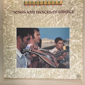 ☆【LP】「Songs And Dances Of Greece ギリシャの民俗音楽 」