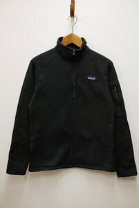 34W パタゴニア patagonia ベターセーター フリースジャケット ニット風 ハーフジップ 25617FA17 ダークグレー【M】