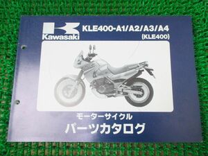 【 即決 】 KLE400 パーツカタログ LE400A ○I162！カワサキ A1 2 3 4