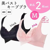 犬印本舗 美バストキープブラ マタニティ 授乳 新品 M 2枚_画像1