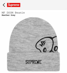 Supreme 2023FW Mf Doom Beanie Heather Grey シュプリーム MF ドゥーム ビーニー ヘザー グレー Gray ヘザーグレー