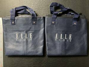  fashion accessories * rare valuable suit protection sack * clothes case ELLE L navy 2 sheets free size unisex Western-style clothes costume sack 