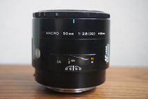 AF 動作品 ミノルタ MINOLTA ソニー SONY Aマウント 対応 MACRO 50mm F2.8 単焦点 マクロ レンズ ヴィンテージ カメラ オートフォーカス_画像5