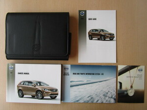 ★a4911★VOLVO　ボルボ　XC60　DB4204TXC　説明書　2014年／ナビ　説明書／クイックガイド／サービスパスポート／ケース★訳有★