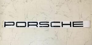 未使用品 ポルシェ PORSCHE ポルシェ911 GT3 RS リアスポイラー用デカール ステッカー リアウイング ブラック文字