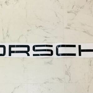 未使用品 ポルシェ PORSCHE ポルシェ911 GT3 RS リアスポイラー用デカール ステッカー リアウイング ブラック文字の画像1