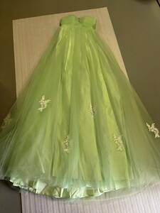  last /Lucia/ high class / tag equipped * party / wedding / color dress / Event / mint chu-ru long * fine quality 