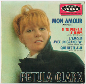 ●PETULA CLARK / MON AMOUR (MY LOVE) [FRANCE 45 ORIGINAL 7inch EP フランス語 試聴]