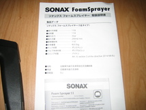 SONAX 自動車 蓄圧式 フォーム スプレーヤー 1リットル/ソナックス/ガン/泡/洗車/日本語取説/正規品/ホイール/掃除/シャンプー/バイク/自転_画像4