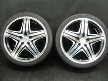 ★極上品!! LEHRMEISTER PRIMA CINQ+超深溝タイヤ 225/40R19 4本SET!!★クラウン マークX エスティマ オデッセイ ヴェゼル ジューク★_画像4