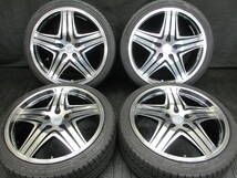 ★極上品!! LEHRMEISTER PRIMA CINQ+超深溝タイヤ 225/40R19 4本SET!!★クラウン マークX エスティマ オデッセイ ヴェゼル ジューク★_画像2