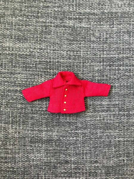 オビツ11 上質な麻の長袖シャツ　red