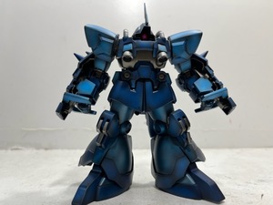 ガンプラ HGBF ガンダムビルドファイターズトライ 1/144 ドムR35 シャドウ吹き メタリック全塗装完成品