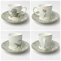 WEDGWOOD ウェッジウッド ハミングバード HUMMING BIRDS ペア カップ&ソーサー デミタス B92305-98_画像2