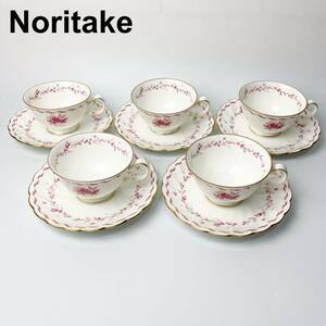 Noritake ノリタケ スタジオコレクション studio collection カップ&ソーサー 5客 B92305-99