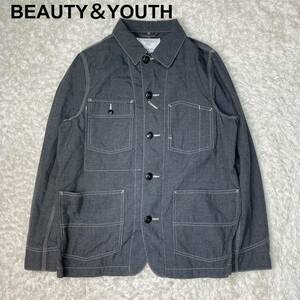 ユナイテッドアローズ BEAUTY＆YOUTH ジャケット グレー メンズ 薄手 M B92319-72