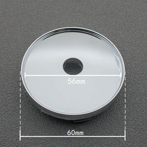 【送料無料】アバルト ホイールキャップ(メッキシルバー)+シール 60ｍｍ 一台分(４個) ① アルファロメオの画像2